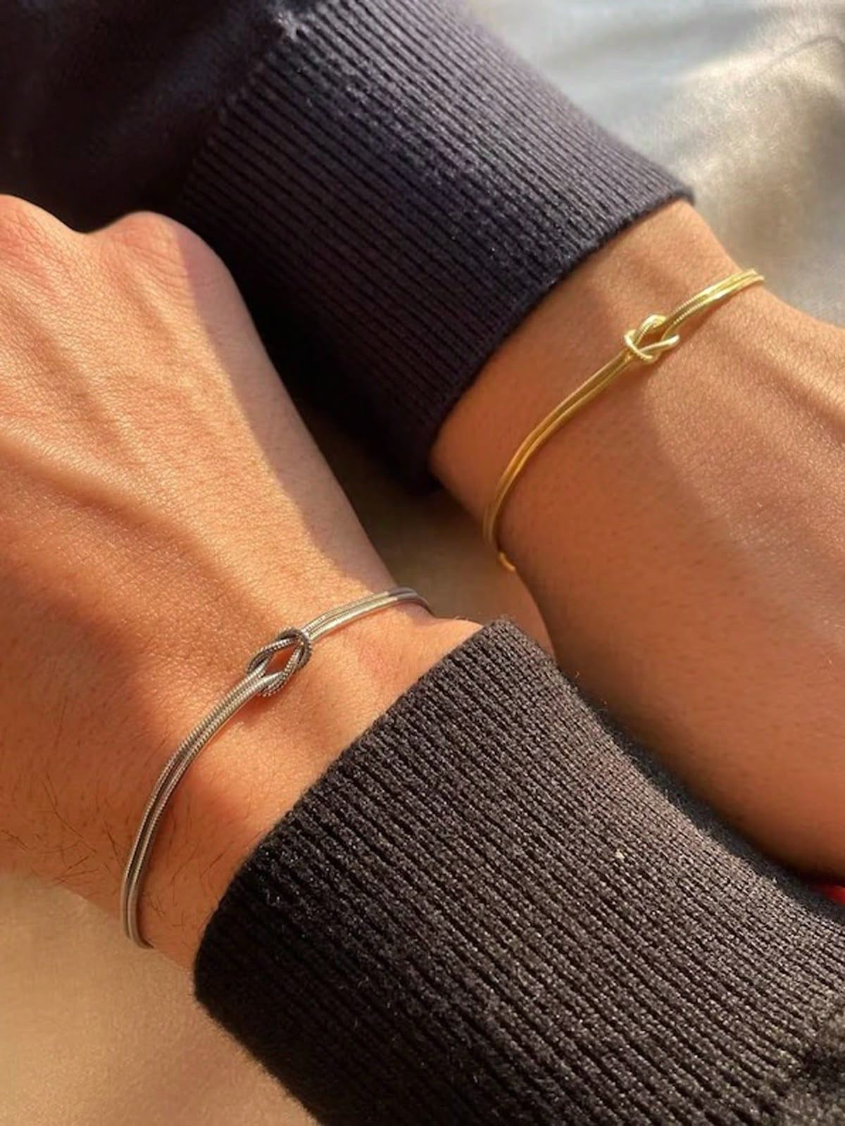 Pulsera nudo para compartir
