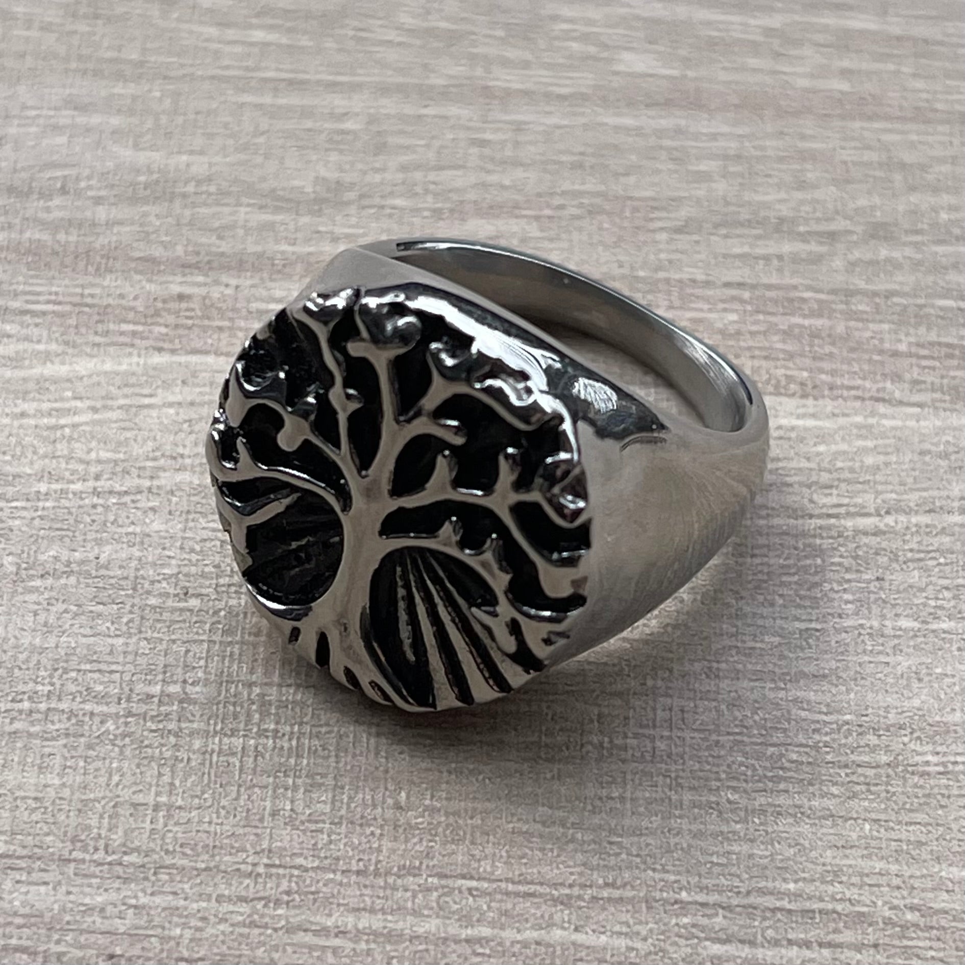 Anillo árbol de la vida grande