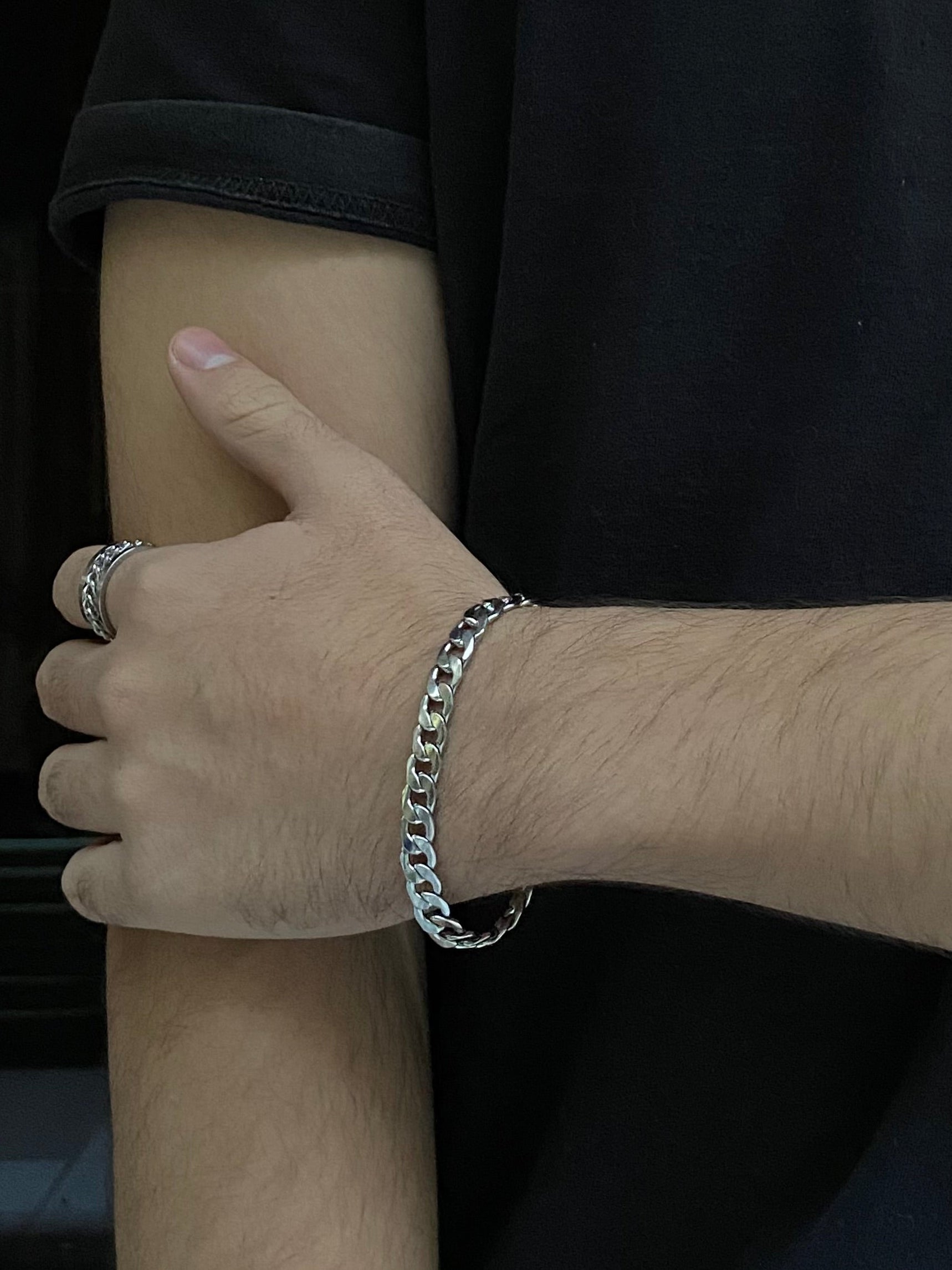 Pulsera cubana gruesa