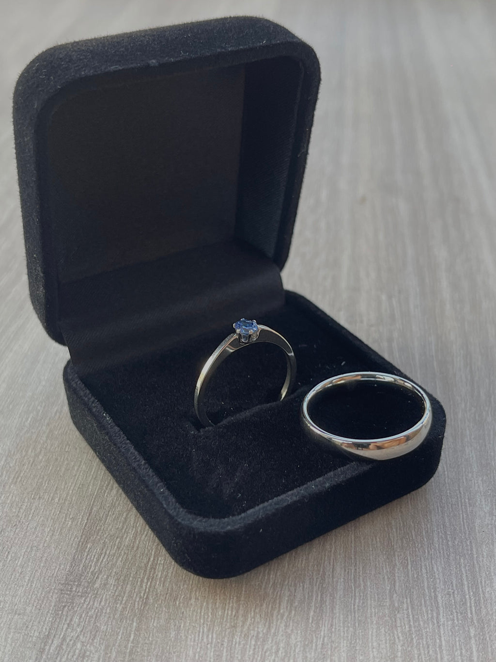 Anillo promesa elegante