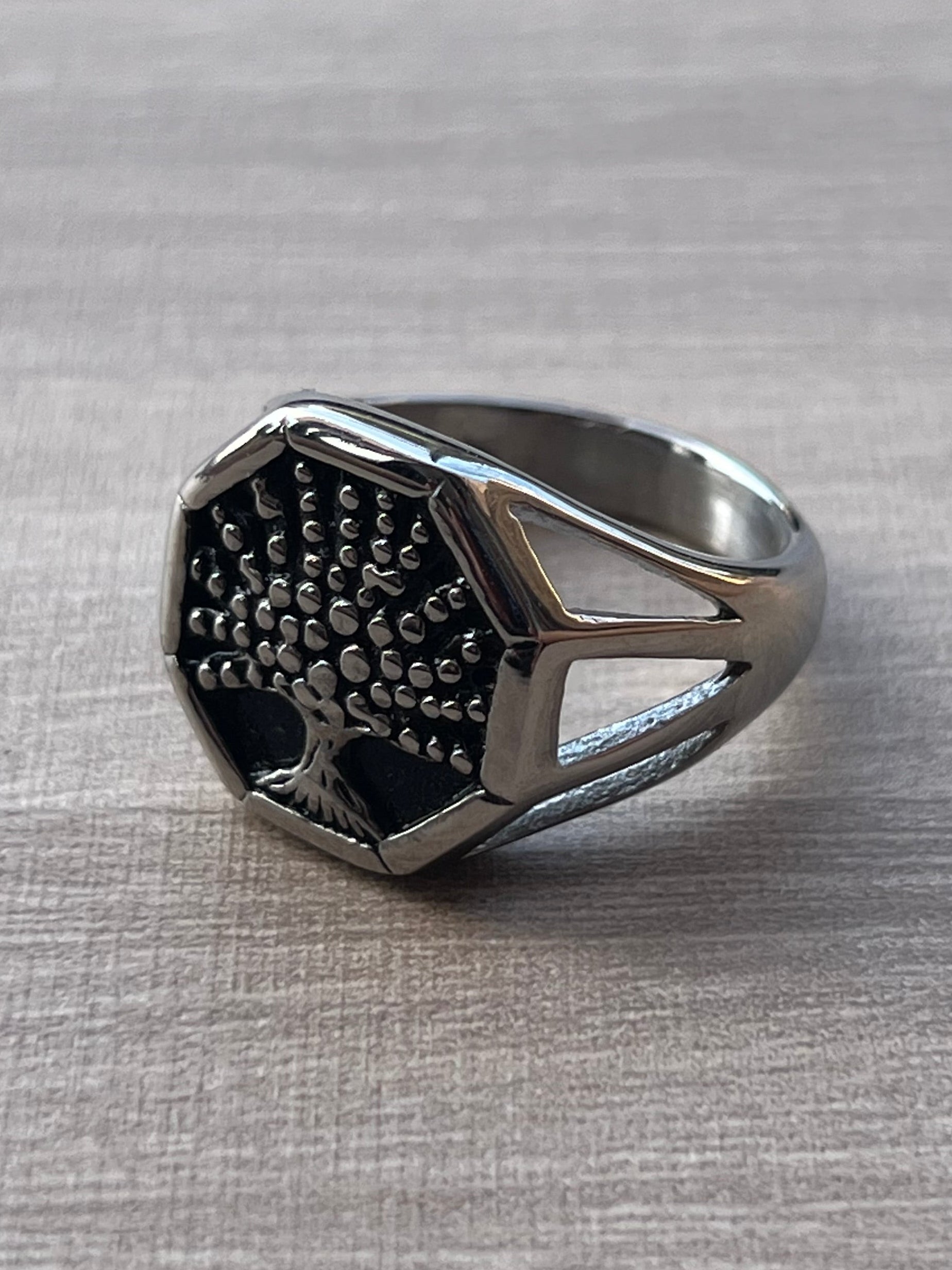 Anillo árbol de la vida grande