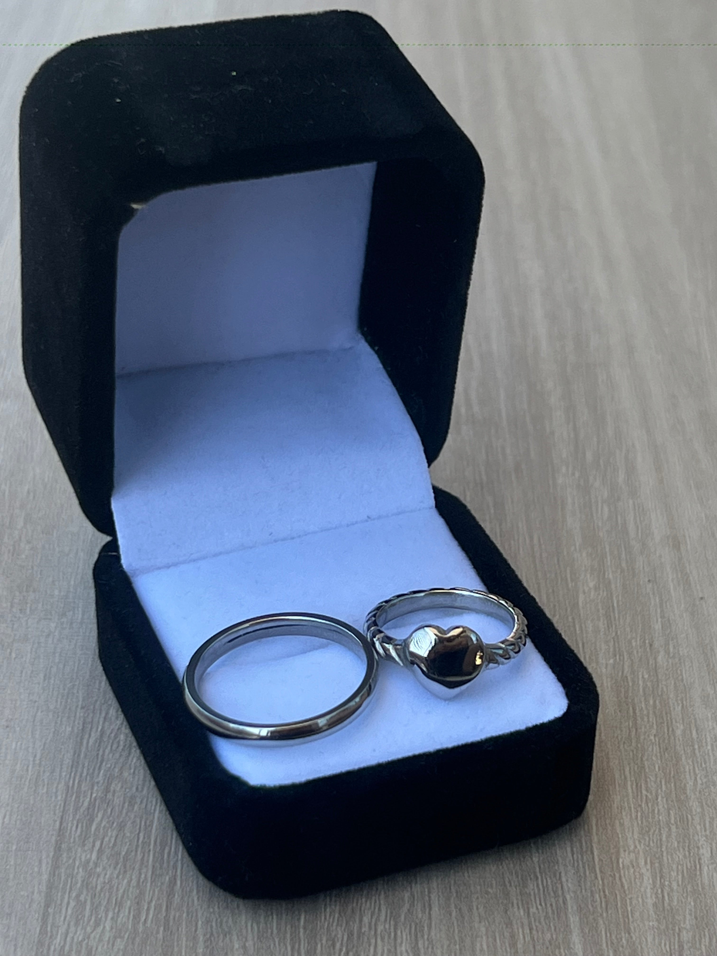 Anillo heart para compartir