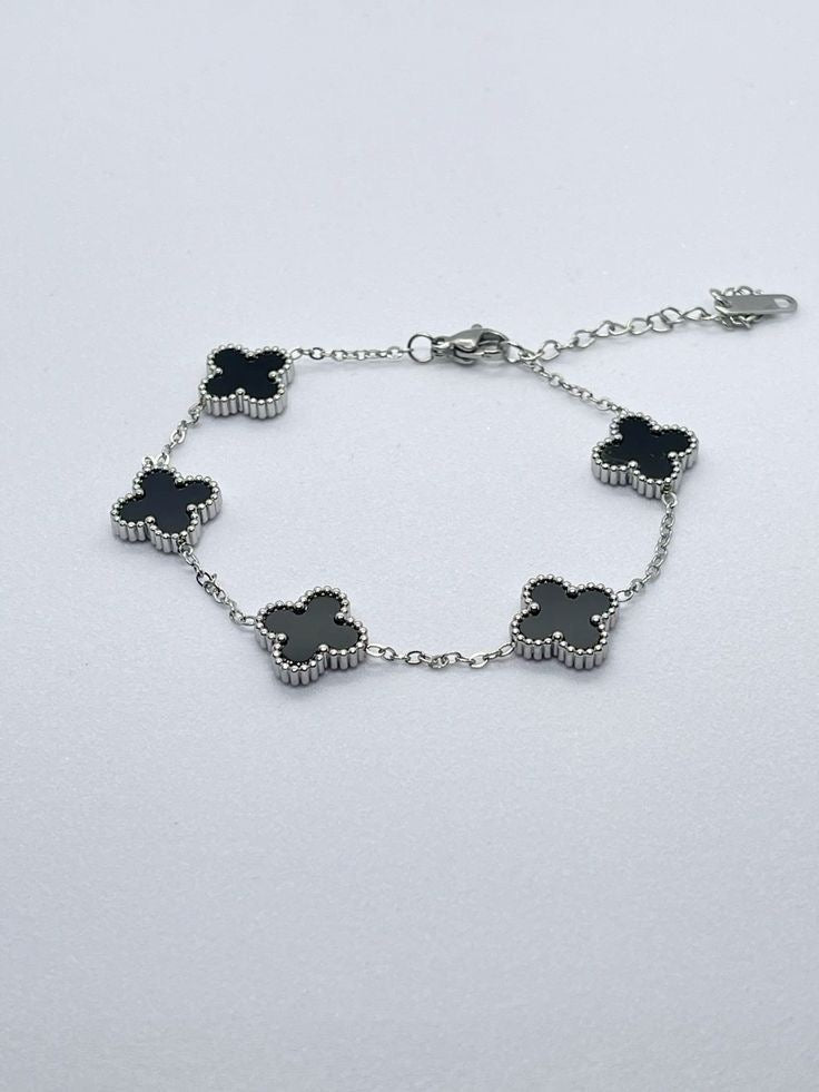 Pulsera Van Cleef plateado