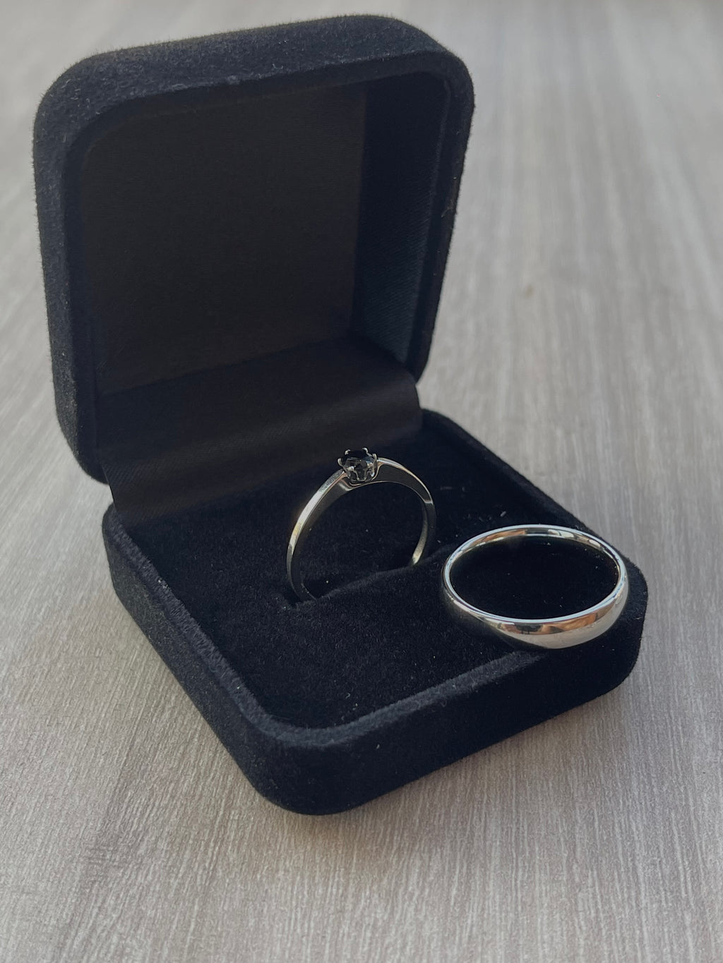 Anillo promesa elegante